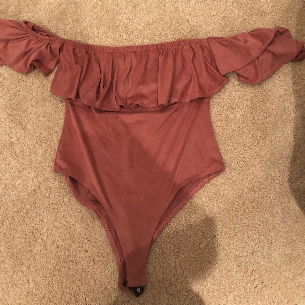 Off the shoulder bodysuit